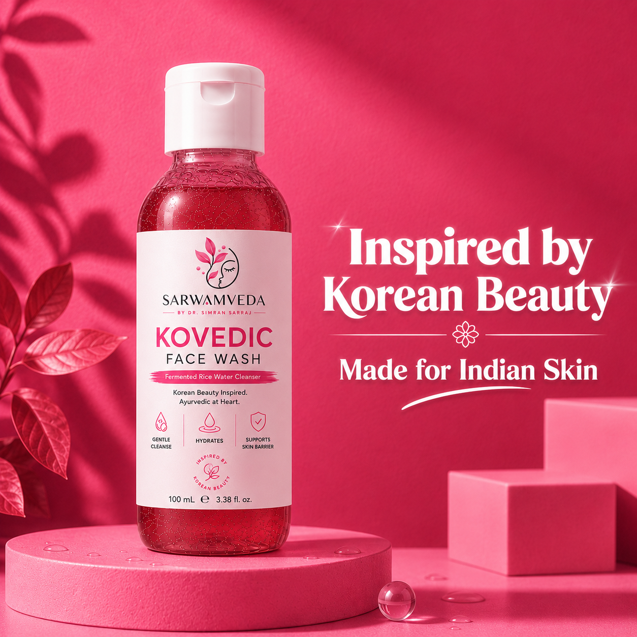 Kovedic™ Fermented Rice Water Face Wash | 100g |