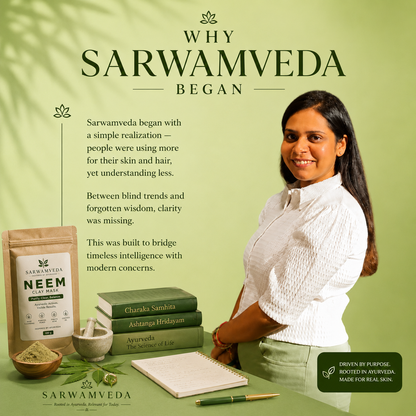 Sarwamveda Neem Clay Mask |100g